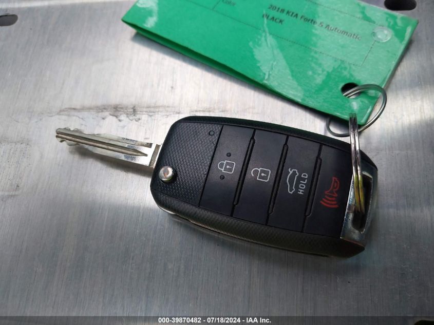 2018 Kia Forte Lx/S VIN: 3KPFL4A70JE214368 Lot: 39870482