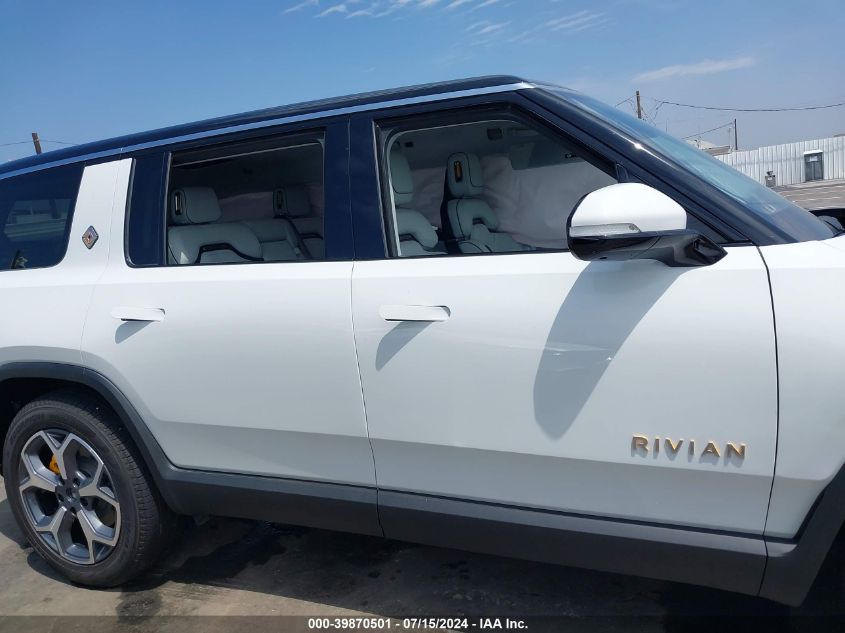 2024 Rivian R1S Adventure Quad Motor Large Pack VIN: 7PDSGABA9RN038481 Lot: 39870501