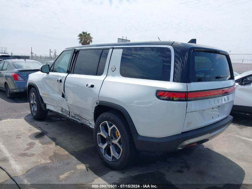 2024 Rivian R1S Adventure Quad Motor Large Pack VIN: 7PDSGABA9RN038481 Lot: 39870501