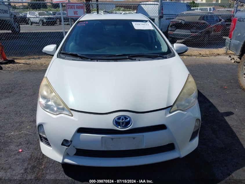 2013 Toyota Prius C Two VIN: JTDKDTB35D1046980 Lot: 39870524