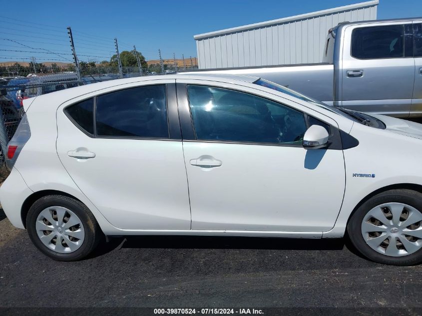 2013 Toyota Prius C Two VIN: JTDKDTB35D1046980 Lot: 39870524