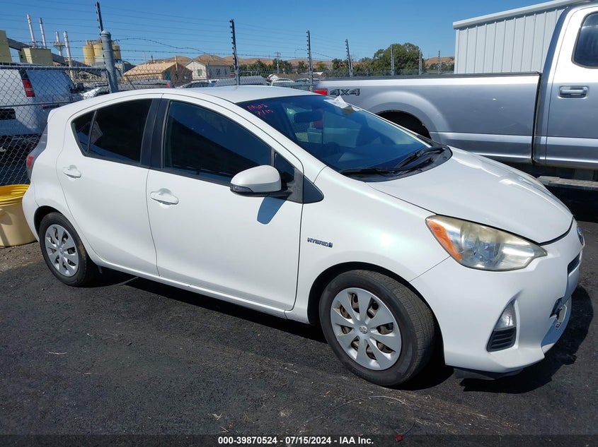 2013 Toyota Prius C Two VIN: JTDKDTB35D1046980 Lot: 39870524