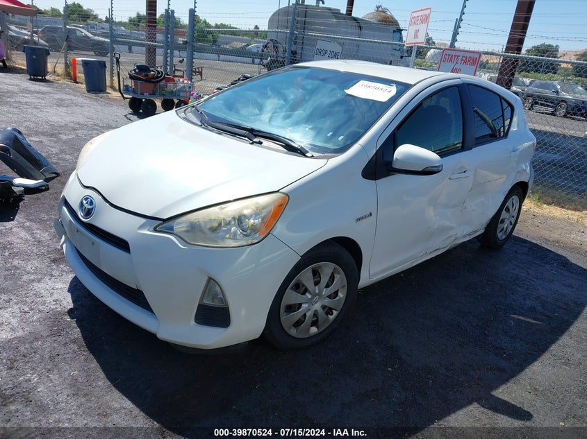 2013 Toyota Prius C Two VIN: JTDKDTB35D1046980 Lot: 39870524