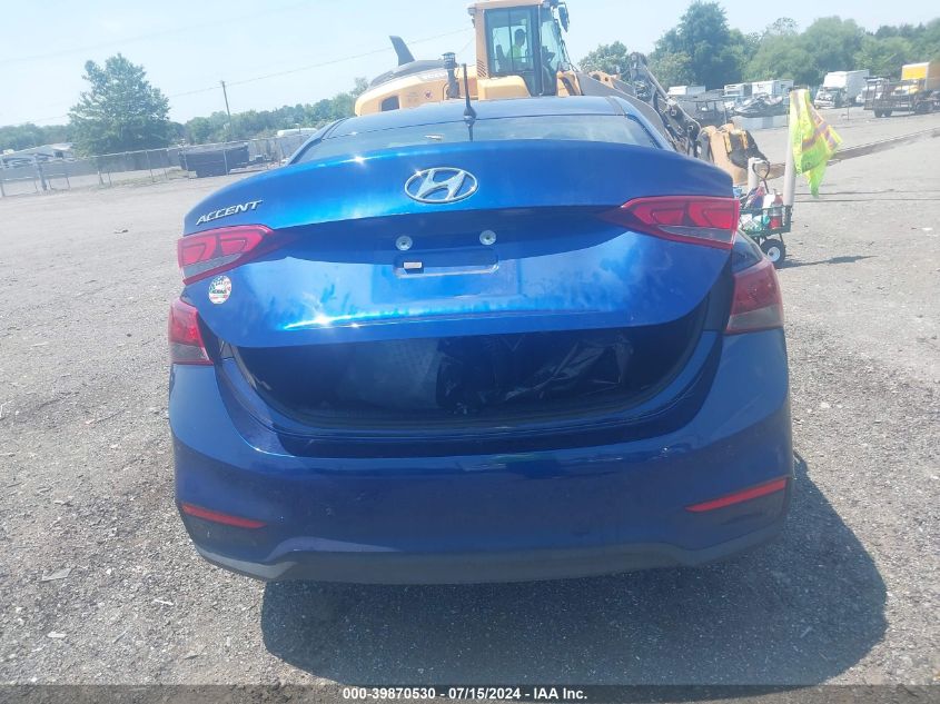 2021 Hyundai Accent Se VIN: 3KPC24A62ME143224 Lot: 39870530