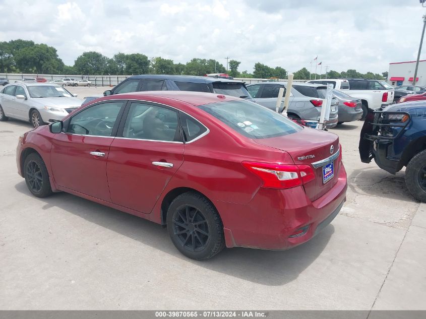 2016 Nissan Sentra Sv VIN: 3N1AB7APXGL658718 Lot: 39870565