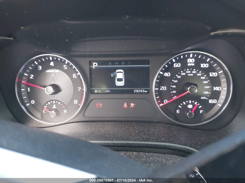 2022 Kia Forte Lxs VIN: 3KPF24ADXNE454025 Lot: 39870587