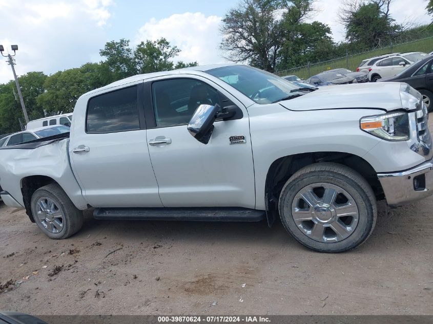 2021 Toyota Tundra Crewmax 1794/Crewmax Platinum VIN: 5TFAY5F1XMX020652 Lot: 39870624