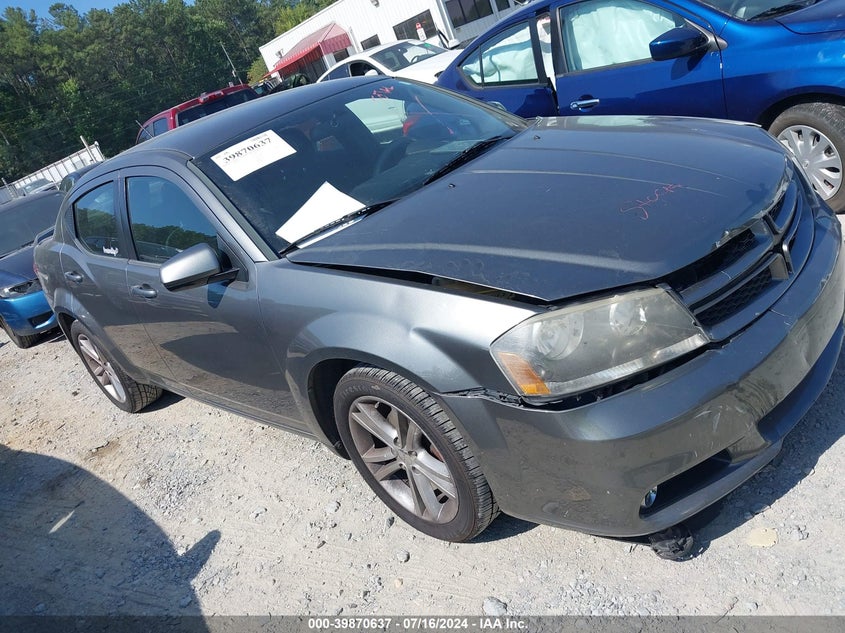 2013 DODGE AVENGER SXT - 1C3CDZCB4DN616641