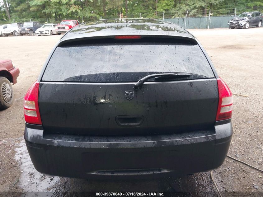 2006 Dodge Magnum Se VIN: 2D4FV47T06H385859 Lot: 39870649