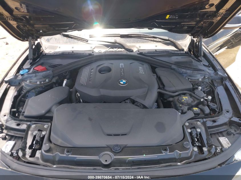 2017 BMW 330I VIN: WBA8B9G37HNU53139 Lot: 39870654