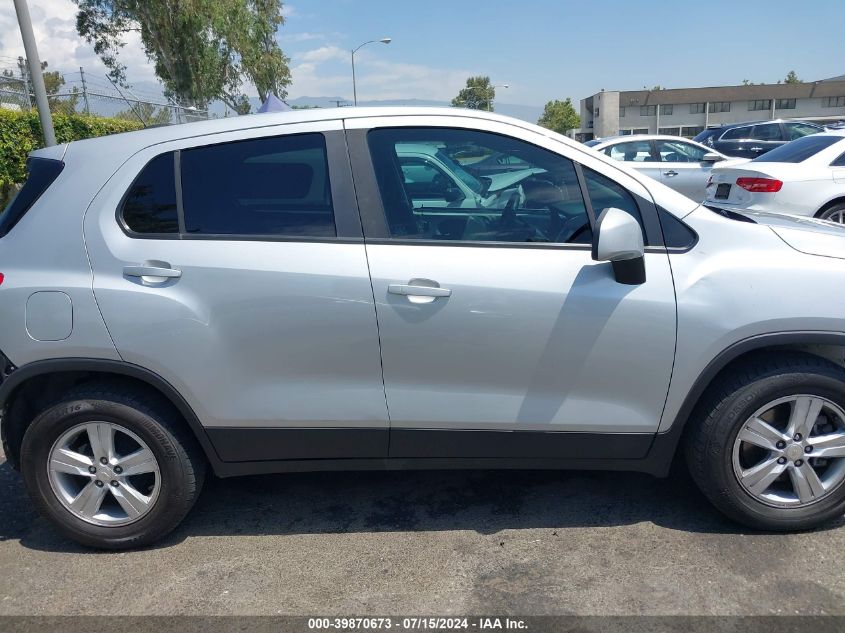 2022 Chevrolet Trax Fwd Ls VIN: KL7CJKSM6NB526485 Lot: 39870673