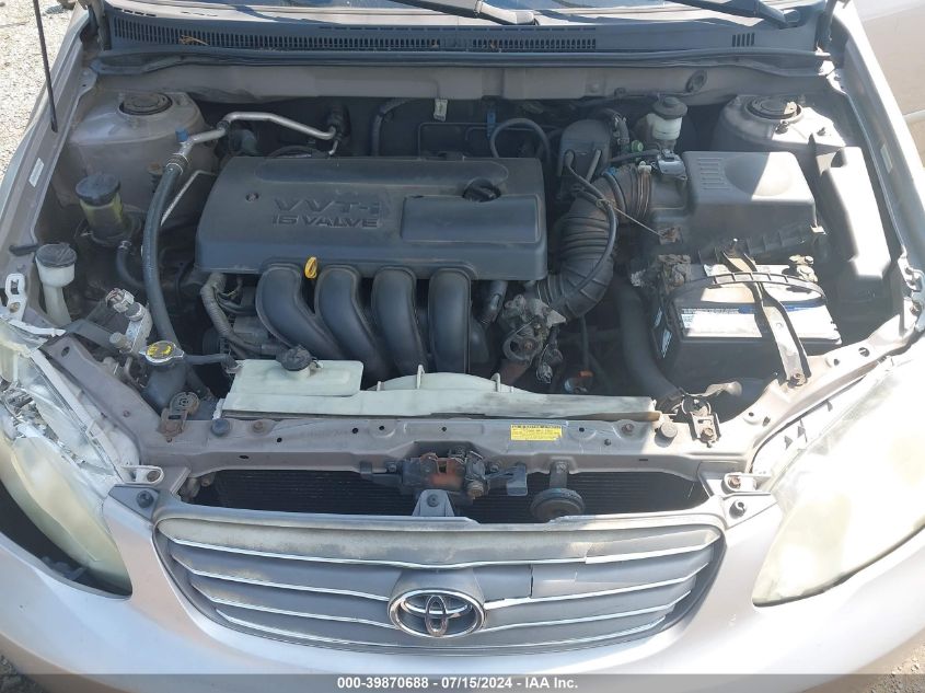 2003 Toyota Corolla Le VIN: 1NXBR32E03Z094527 Lot: 39870688