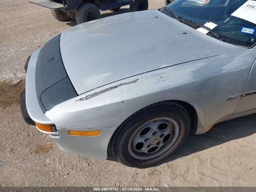 1987 Porsche 944 VIN: WP0AB0947HN471470 Lot: 39870701