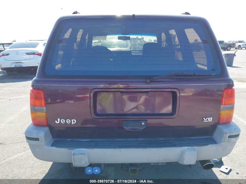 1994 Jeep Grand Cherokee Laredo VIN: 1J4GZ58Y9RC120459 Lot: 39870726