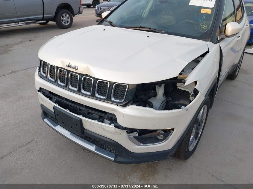 2018 Jeep Compass Limited 4X4 VIN: 3C4NJDCBXJT212044 Lot: 39870733