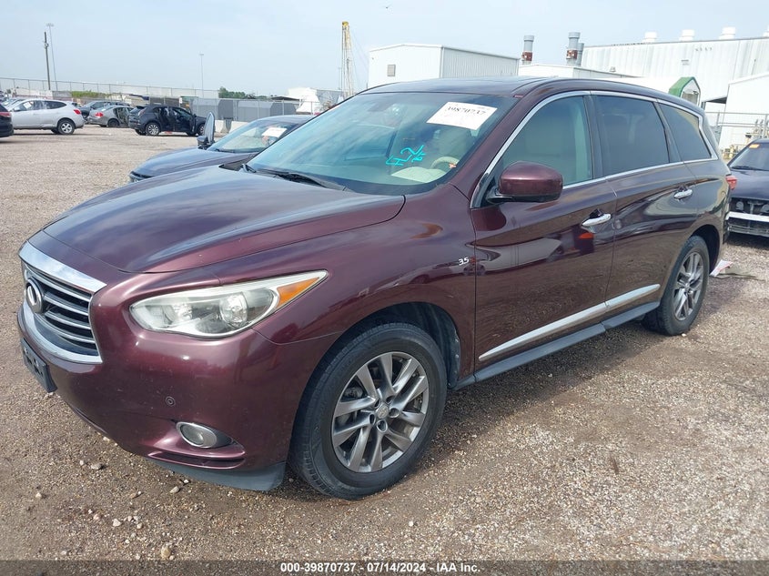 2014 Infiniti Qx60 VIN: 5N1AL0MN4EC526148 Lot: 39870737
