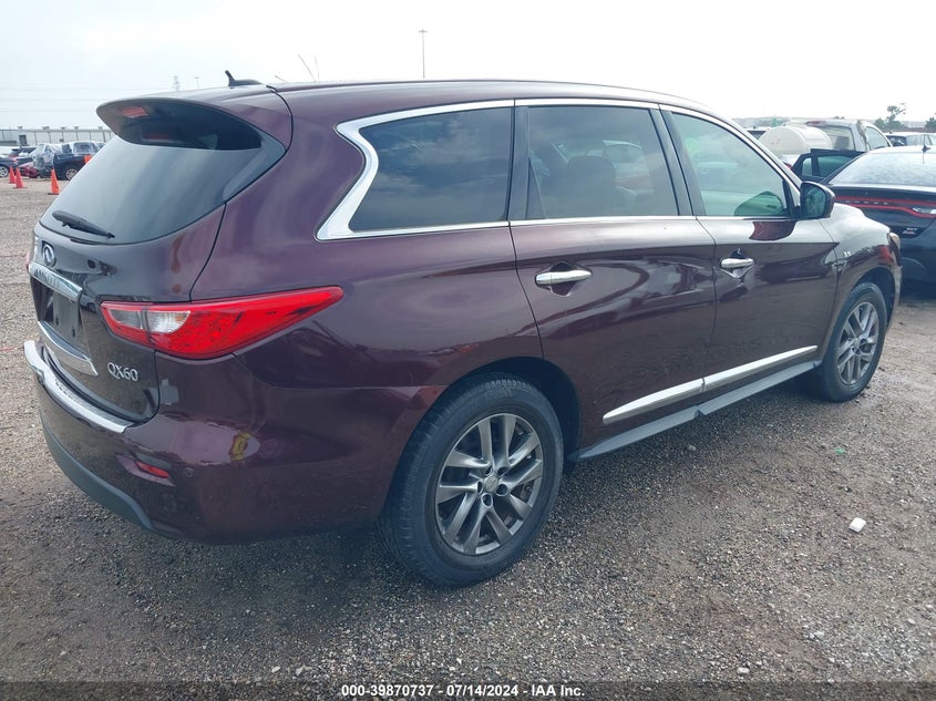 2014 Infiniti Qx60 VIN: 5N1AL0MN4EC526148 Lot: 39870737