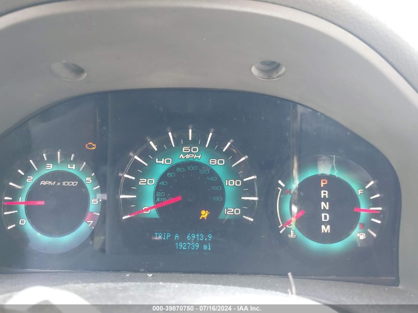 2010 Ford Fusion Sel VIN: 3FAHP0JGXAR104366 Lot: 39870750