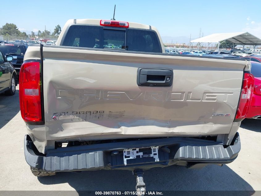 2022 Chevrolet Colorado 4Wd Short Box Zr2 VIN: 1GCPTEE11N1156473 Lot: 39870763