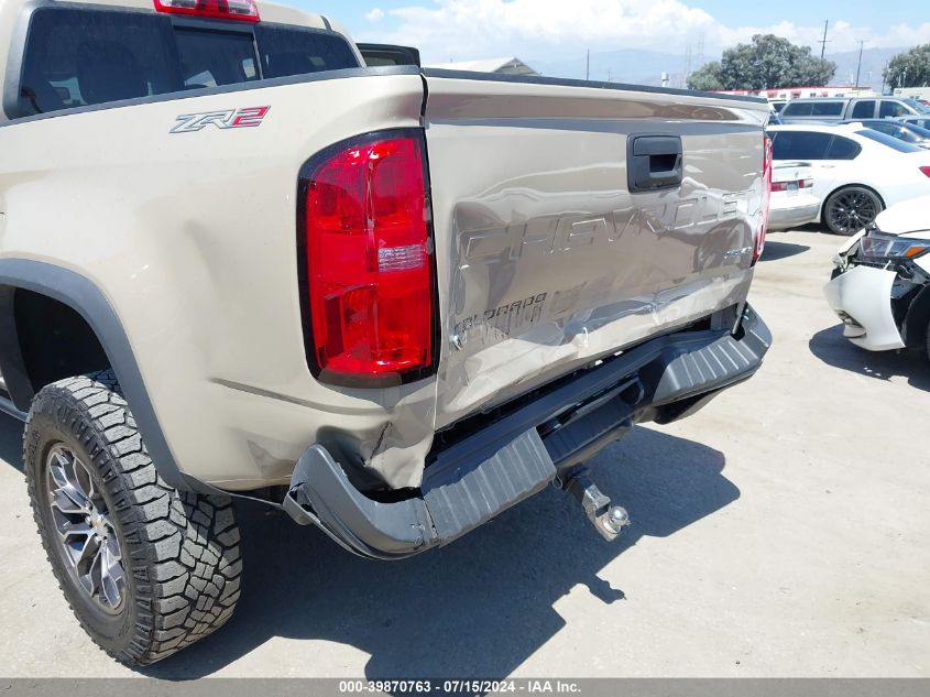 2022 Chevrolet Colorado 4Wd Short Box Zr2 VIN: 1GCPTEE11N1156473 Lot: 39870763