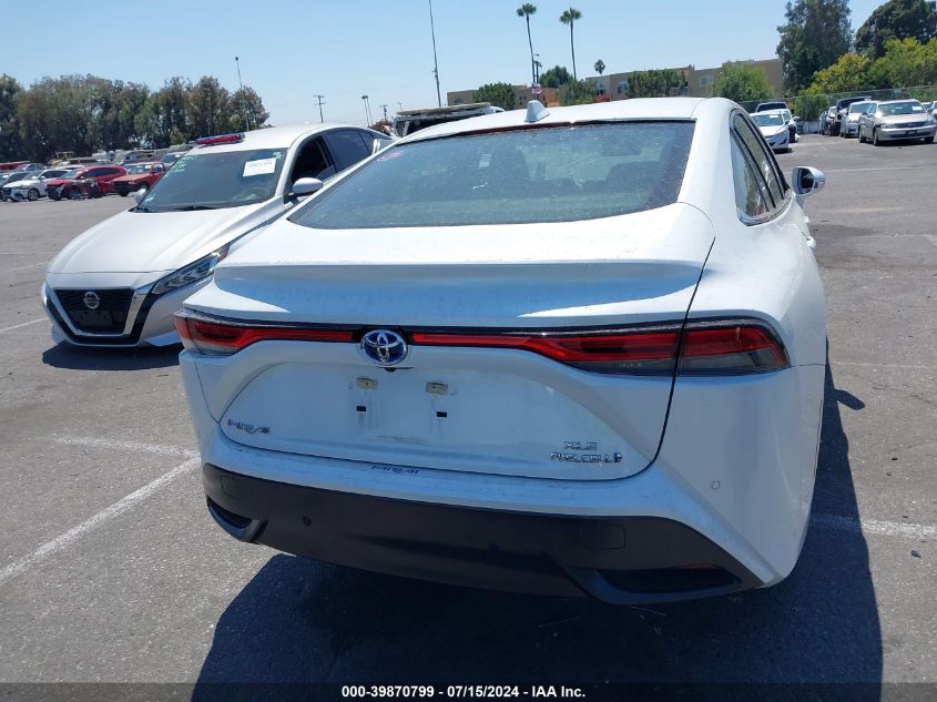 2022 Toyota Mirai Xle VIN: JTDAAAAA3NA006455 Lot: 39870799