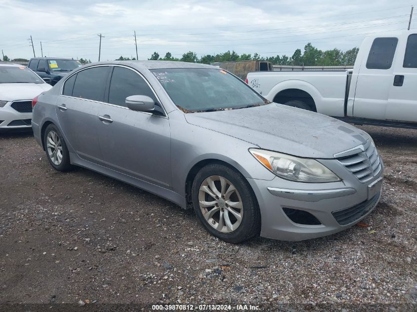 2013 Hyundai Genesis 3.8 VIN: KMHGC4DDXDU243688 Lot: 39870812