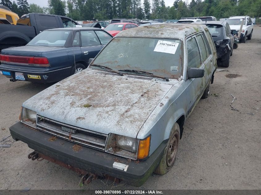 1986 Toyota Tercel Deluxe VIN: JT2AL32V5G3630944 Lot: 39870895