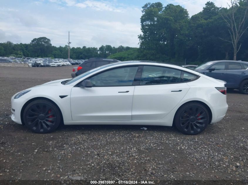 2023 Tesla Model 3 VIN: 5YJ3E1EC6PF485019 Lot: 39870897