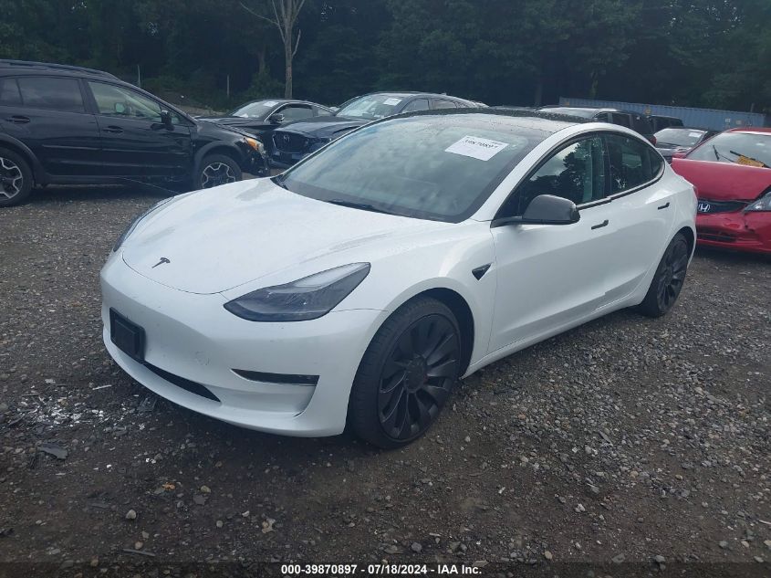 2023 Tesla Model 3 VIN: 5YJ3E1EC6PF485019 Lot: 39870897