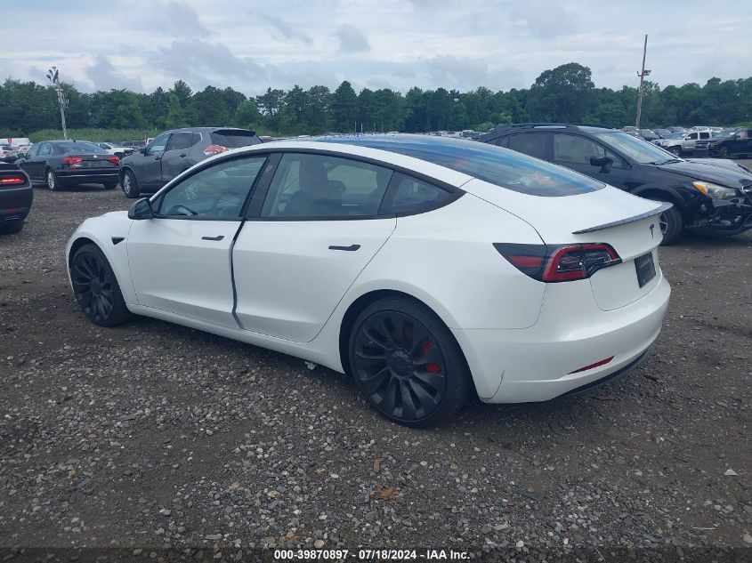 2023 Tesla Model 3 VIN: 5YJ3E1EC6PF485019 Lot: 39870897