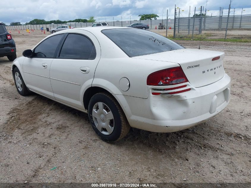 2006 Dodge Stratus Sxt VIN: 1B3EL46X06N167285 Lot: 39870916