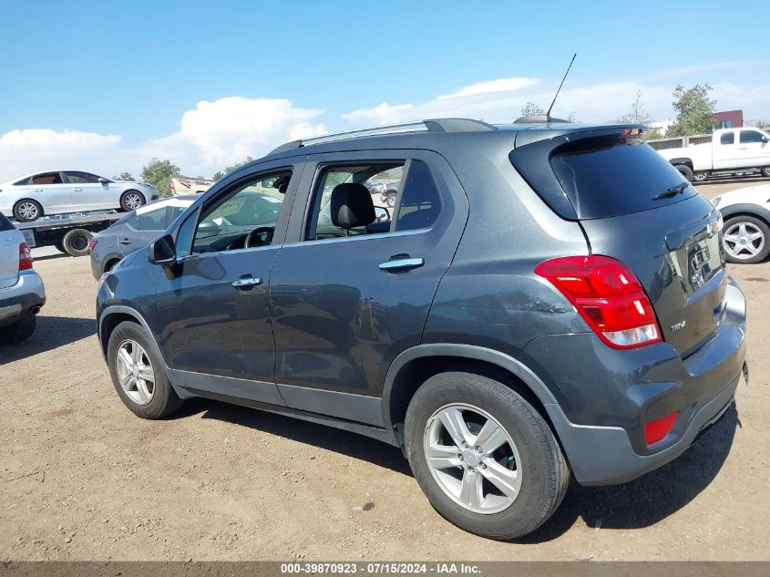 2019 Chevrolet Trax Lt VIN: 3GNCJLSB7KL353441 Lot: 39870923
