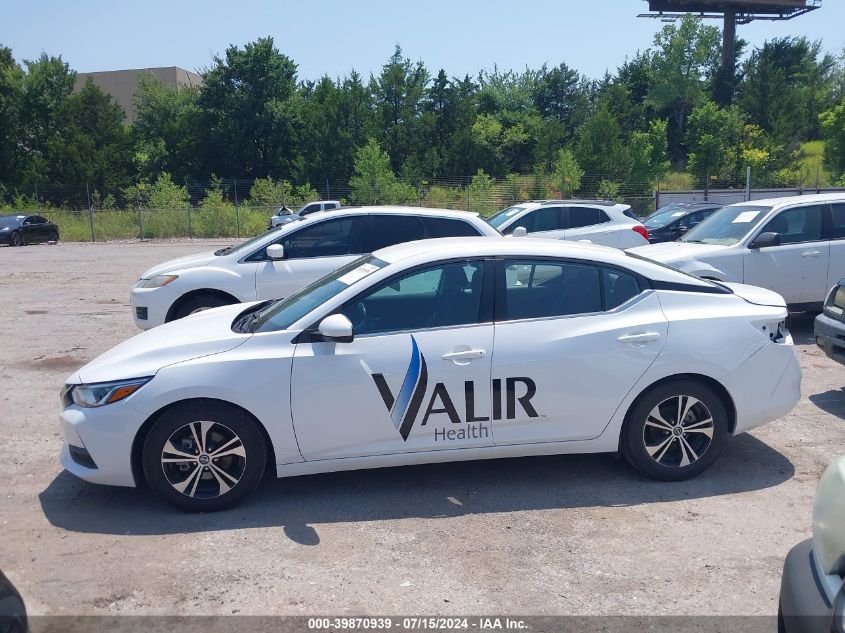 2021 Nissan Sentra Sv Xtronic Cvt VIN: 3N1AB8CV0MY203764 Lot: 39870939