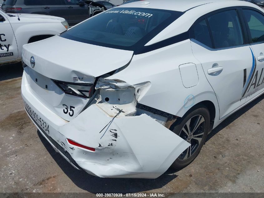 2021 Nissan Sentra Sv Xtronic Cvt VIN: 3N1AB8CV0MY203764 Lot: 39870939