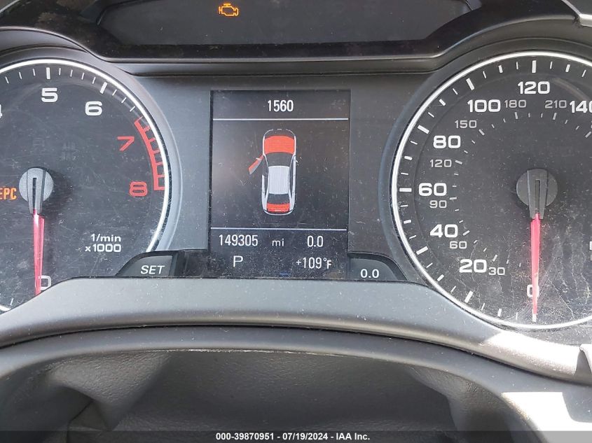 2010 Audi A4 2.0T Premium VIN: WAUEFAFLXAN057576 Lot: 39870951