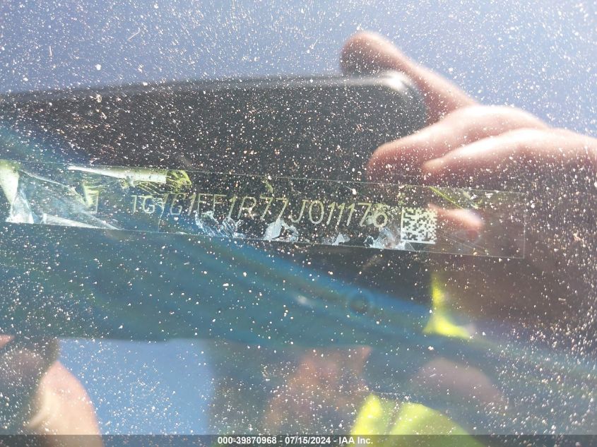 2018 Chevrolet Camaro 1Ss VIN: 1G1FF1R77J0111766 Lot: 39870968