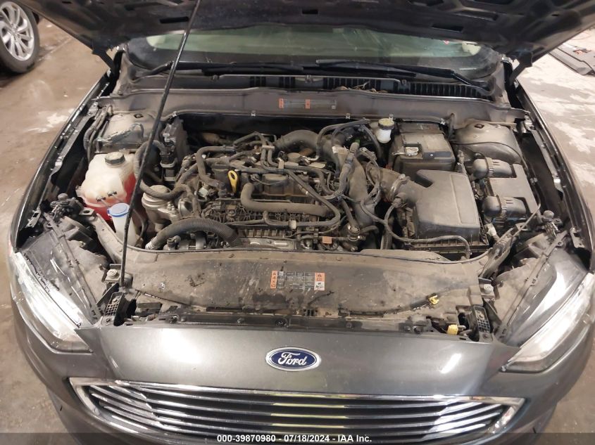 2019 Ford Fusion Se VIN: 3FA6P0HD2KR251057 Lot: 39870980