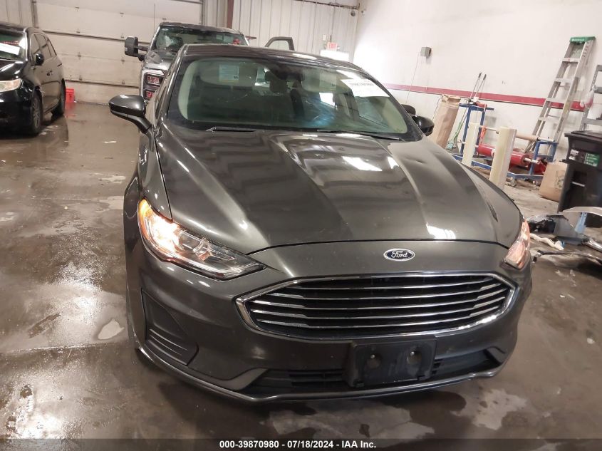 2019 Ford Fusion Se VIN: 3FA6P0HD2KR251057 Lot: 39870980