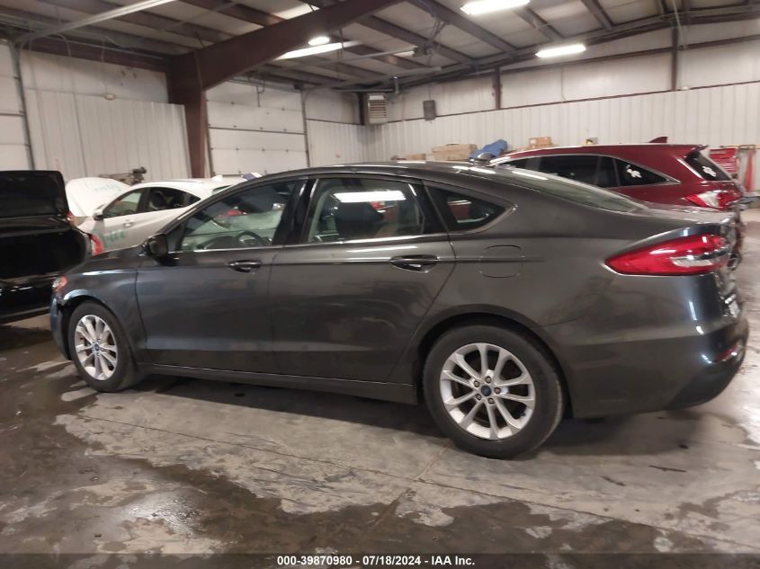 2019 Ford Fusion Se VIN: 3FA6P0HD2KR251057 Lot: 39870980
