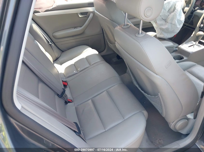 2007 Audi A4 2.0T VIN: WAUDF78E37A057402 Lot: 39870997