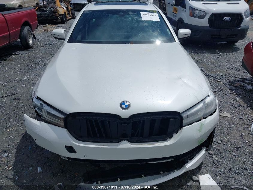 2022 BMW 540 I VIN: WBA53BJ04NWX58609 Lot: 39871011