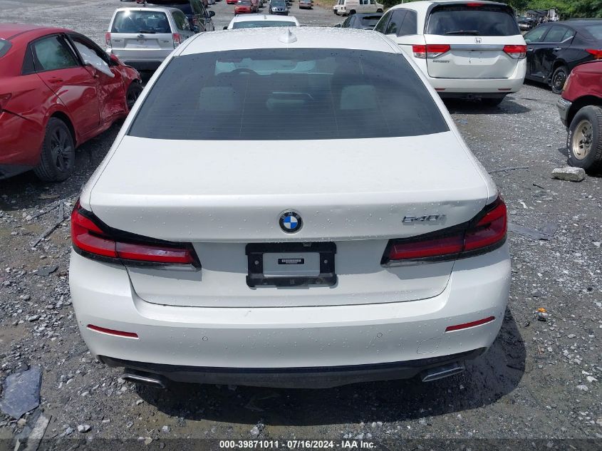 2022 BMW 540 I VIN: WBA53BJ04NWX58609 Lot: 39871011