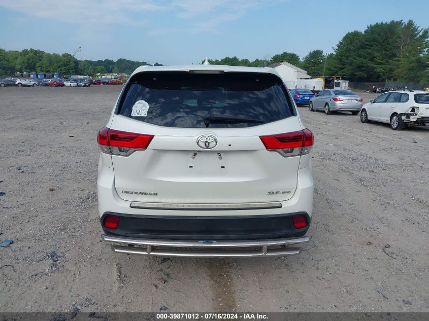 2017 Toyota Highlander Se/Xle VIN: 5TDJZRFH7HS513296 Lot: 39871012