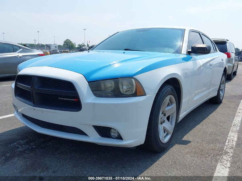 2014 Dodge Charger Police VIN: 2C3CDXAGXEH350894 Lot: 39871035