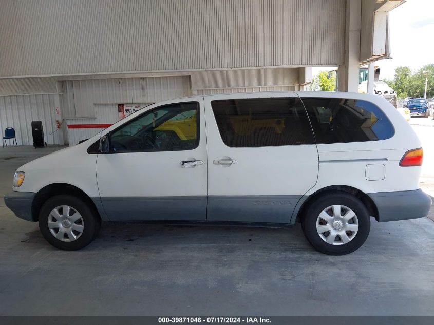 1998 Toyota Sienna Le VIN: 4T3ZF13C8WU077415 Lot: 39871046