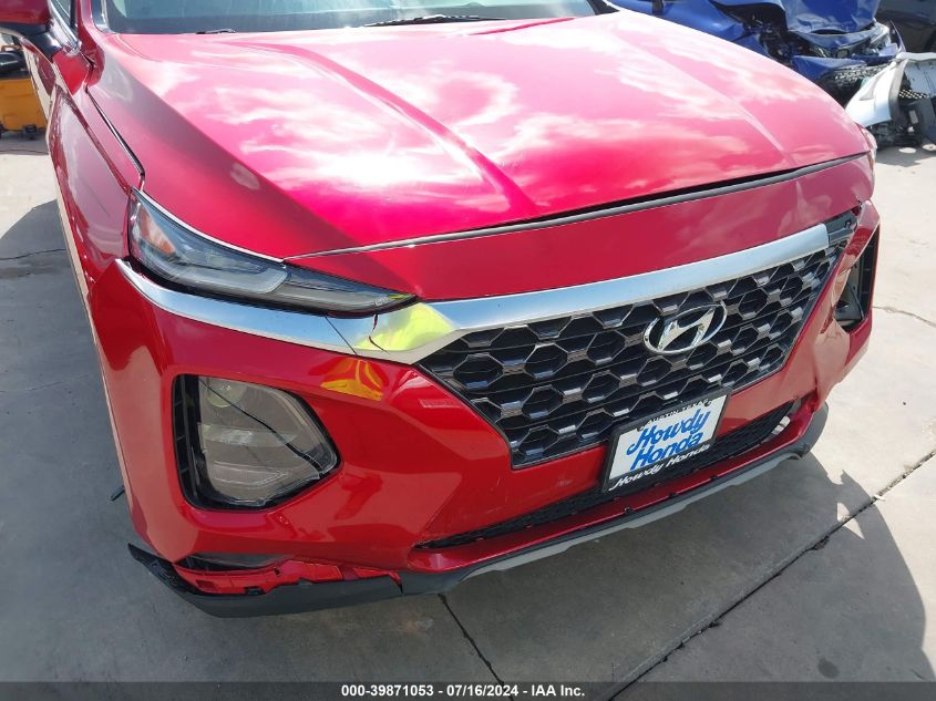 2020 Hyundai Santa Fe Sel VIN: 5NMS33AD4LH277354 Lot: 39871053