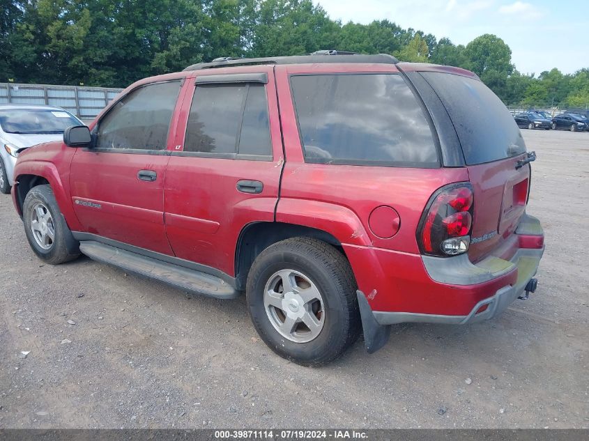 2003 Chevrolet Trailblazer Lt VIN: 1GNDT13S432155985 Lot: 39871114