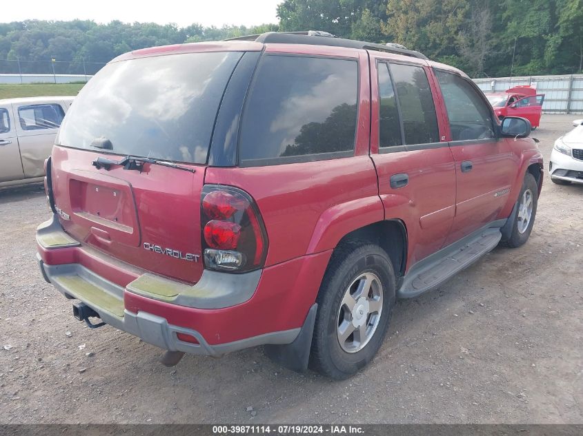 2003 Chevrolet Trailblazer Lt VIN: 1GNDT13S432155985 Lot: 39871114