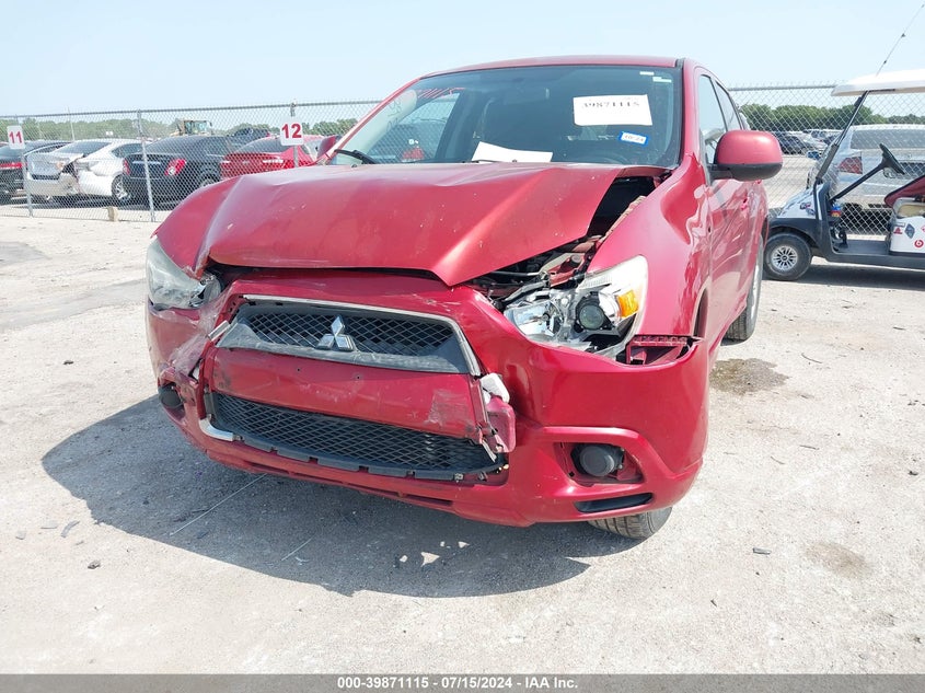 2012 Mitsubishi Outlander Sport Es VIN: JA4AP3AU4CZ001004 Lot: 39871115