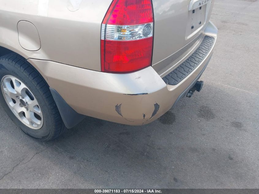 2001 Acura Mdx VIN: 2HNYD18811H539208 Lot: 39871183